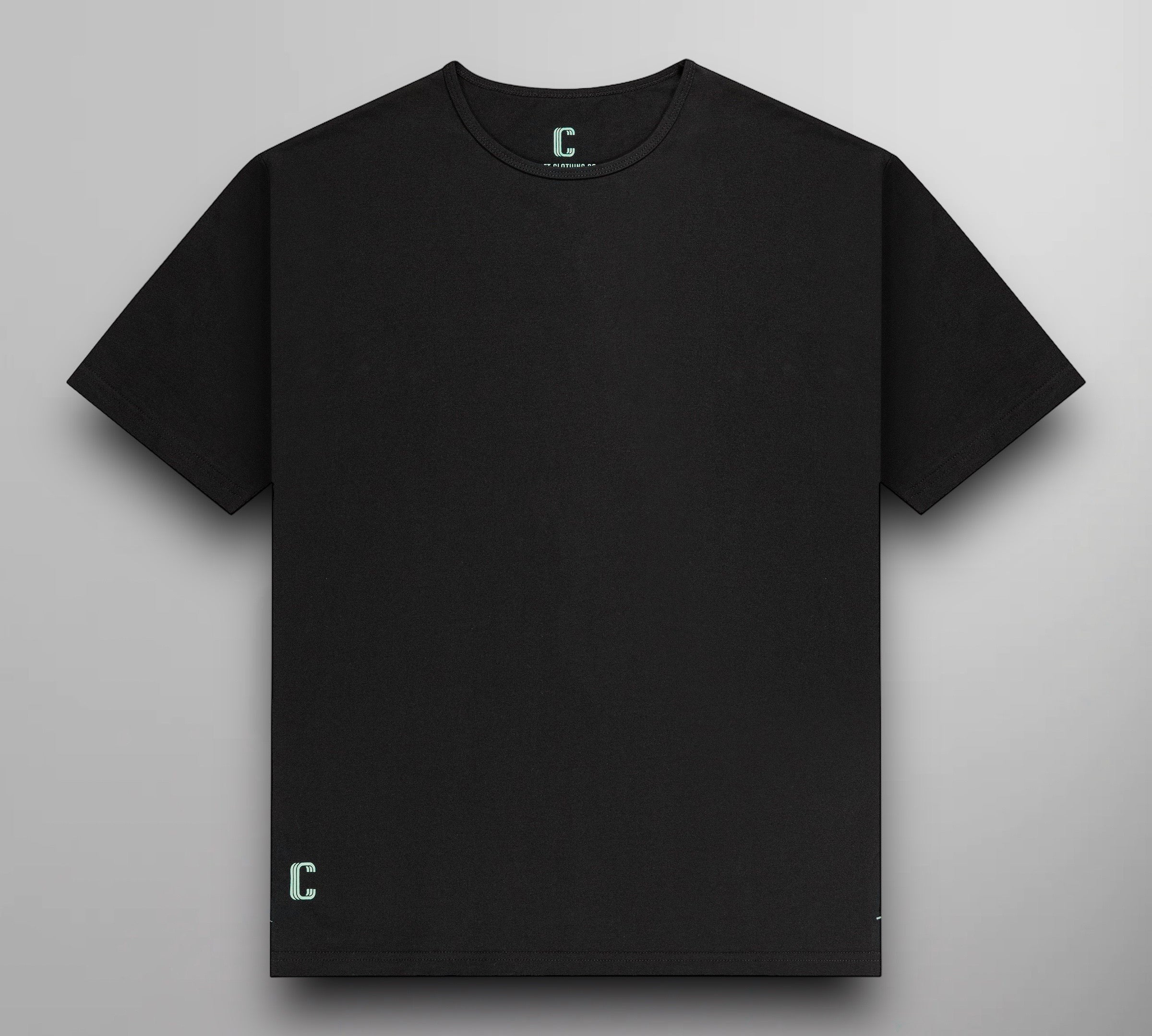 Black Crew - Turquoise Logo