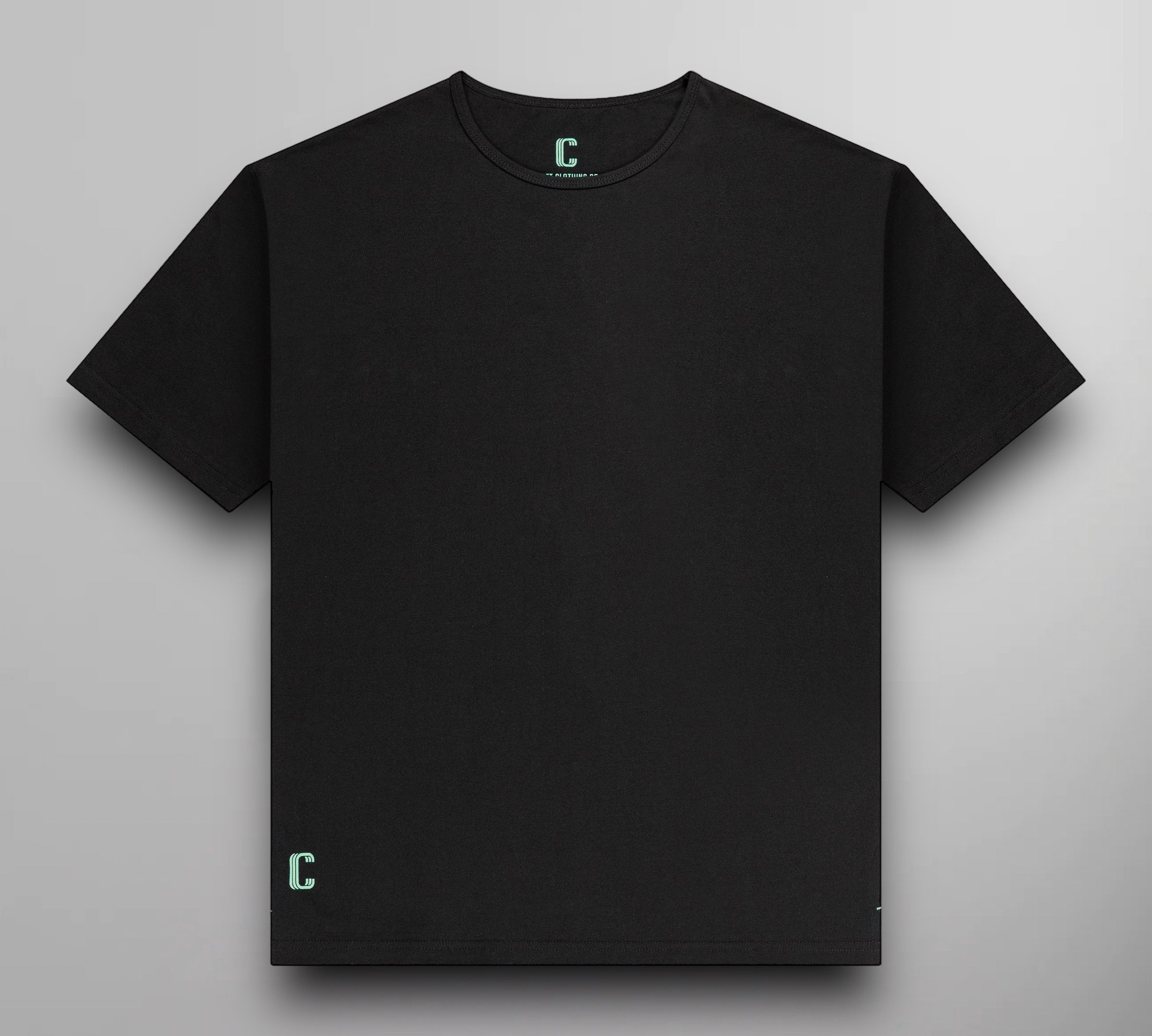 Black Crew - Turquoise Logo