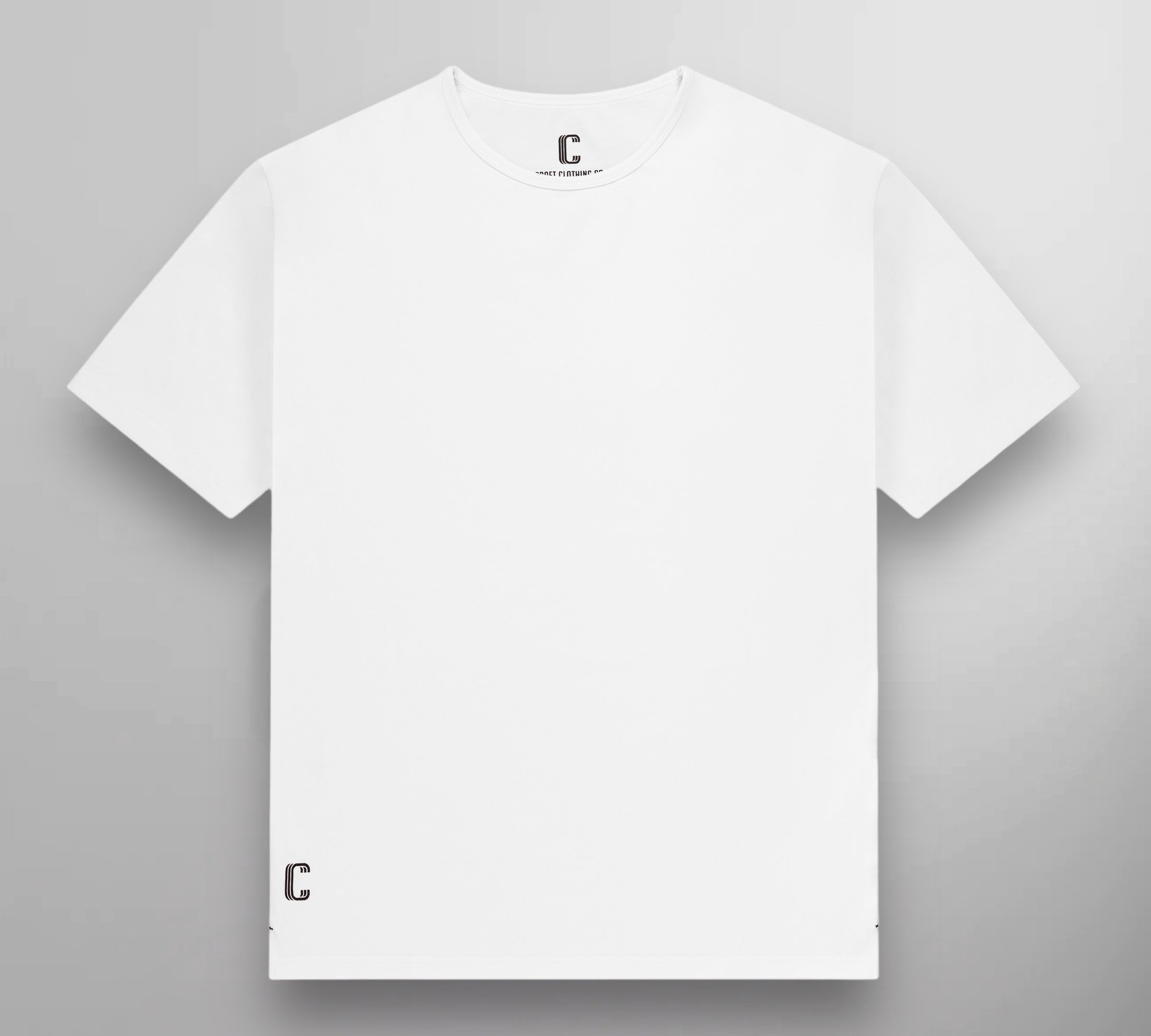 White Crew - Black Logo