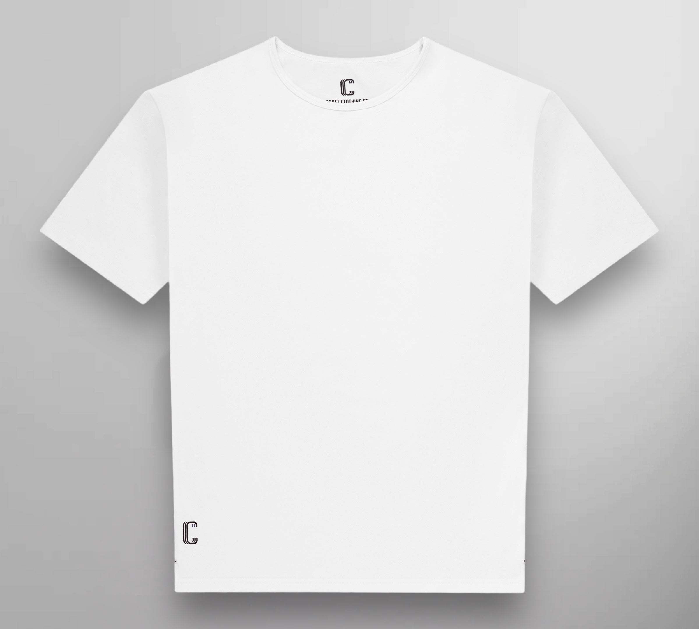 White Crew - Black Logo